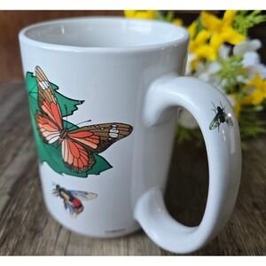 Entomology Coffee Mug Insects‎ Butterflies Bugs Theme Cup Nadeana